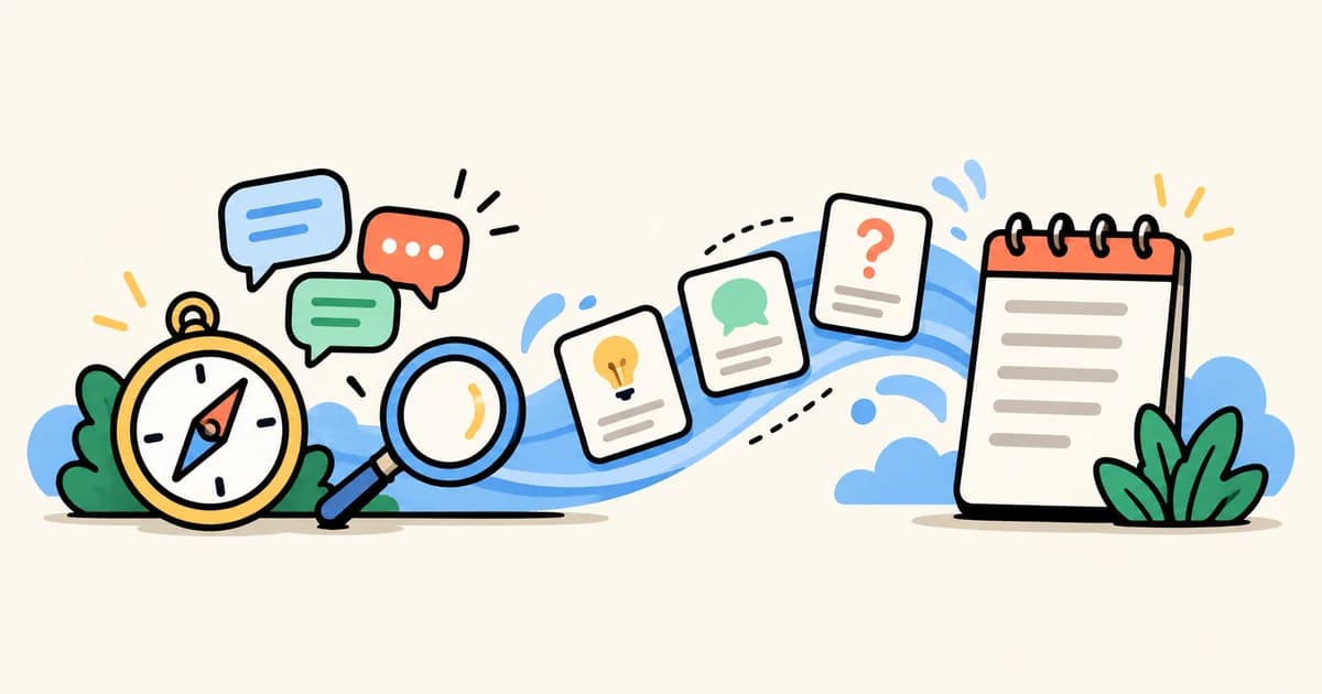 A trend wave and discovery tools guide new article ideas