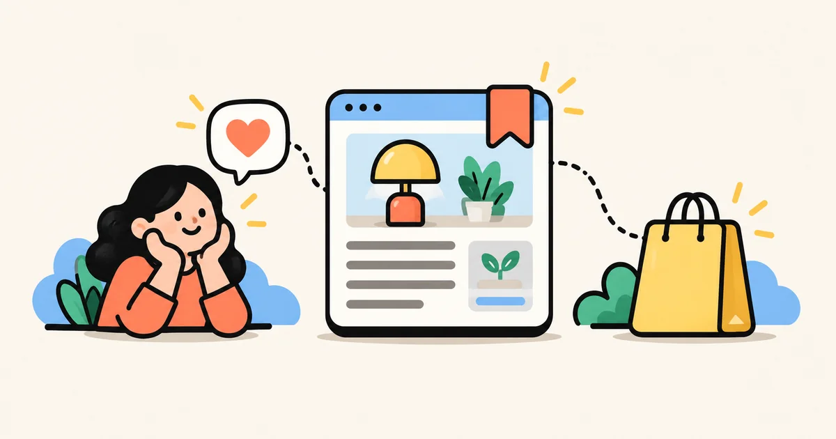 An engaging product article attracts a reader and connects to shopping
