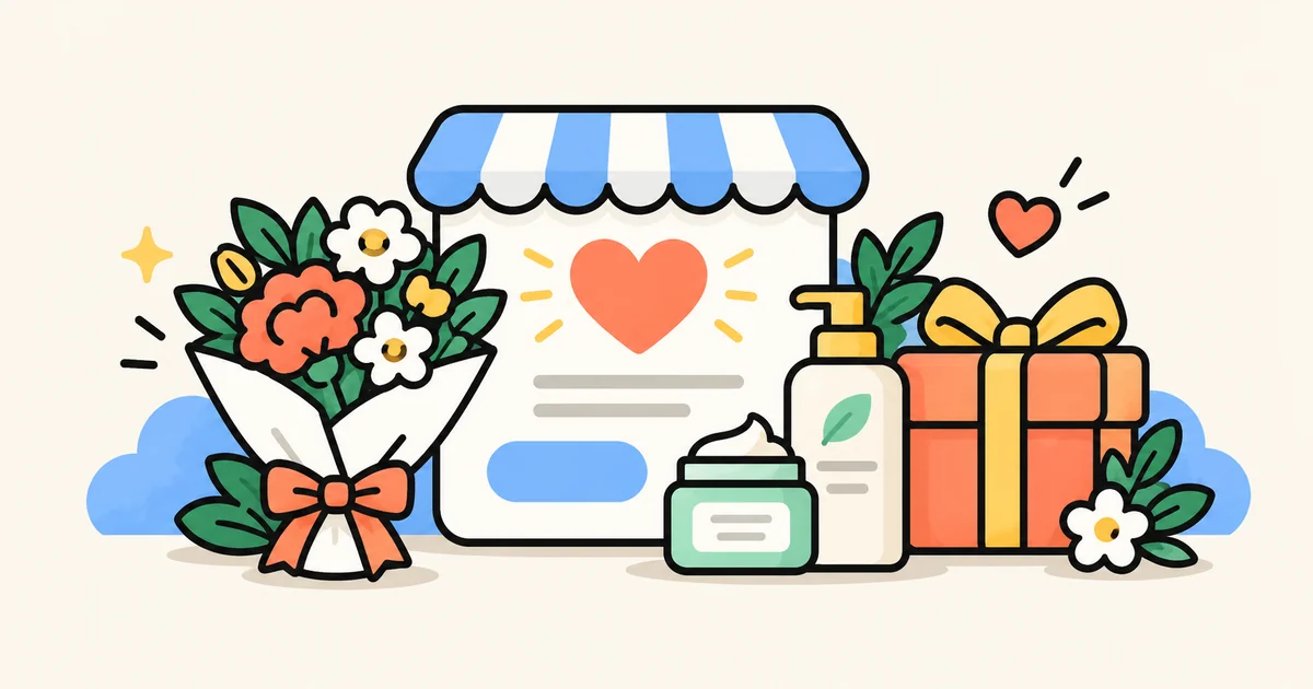 Flowers, skincare and gifts form a Mother's Day collection